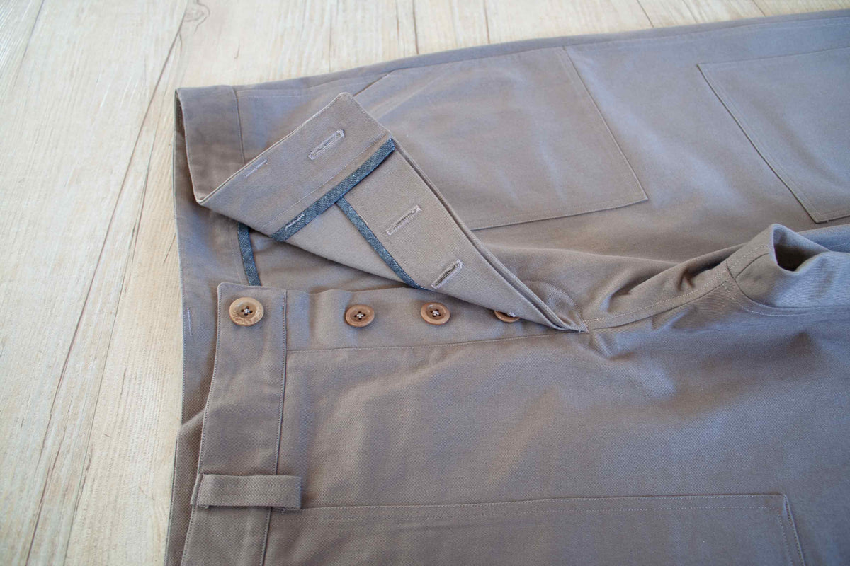 The everyday work trouser cotton twill Brown