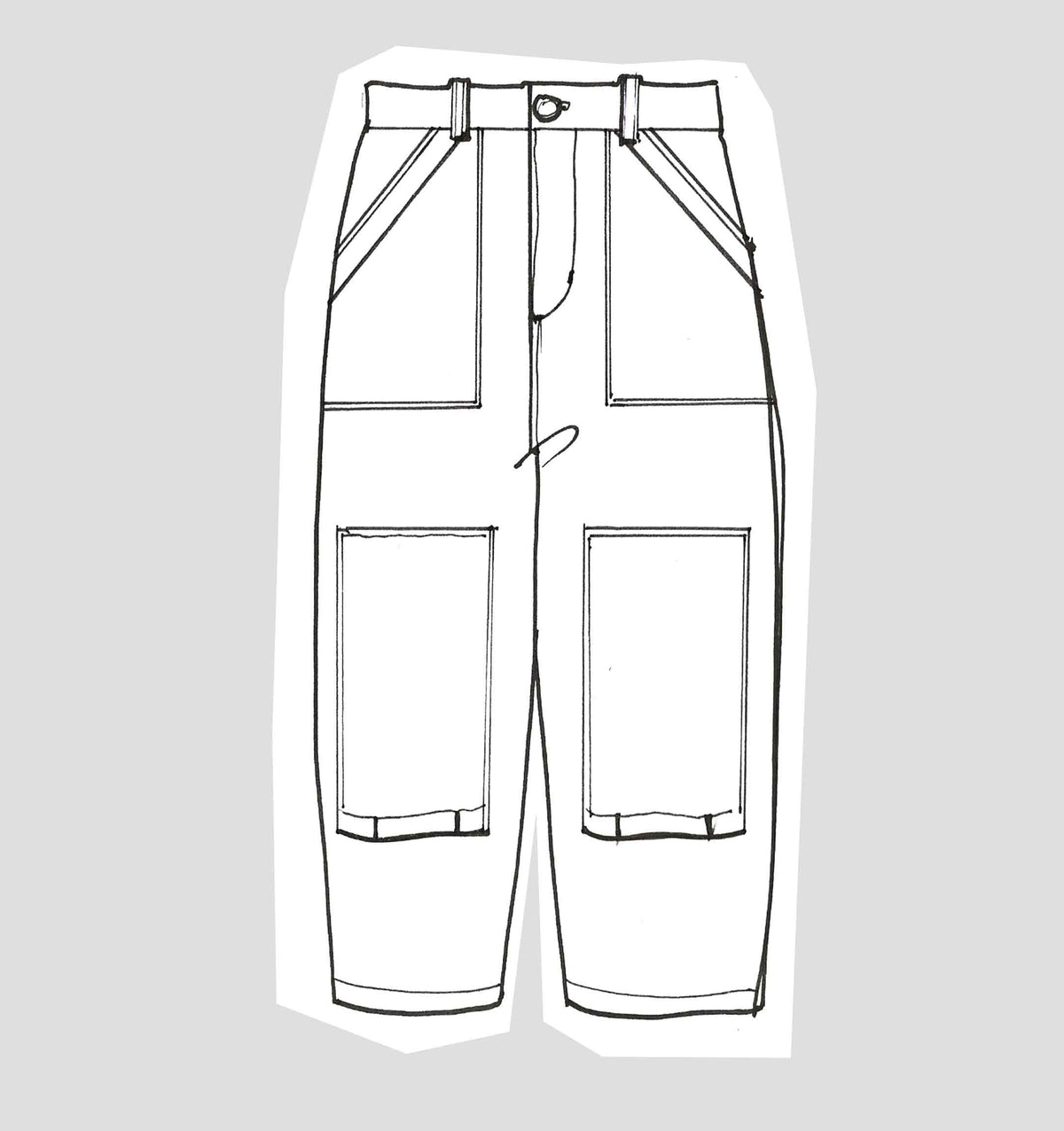 The everyday work trouser cotton twill Brown