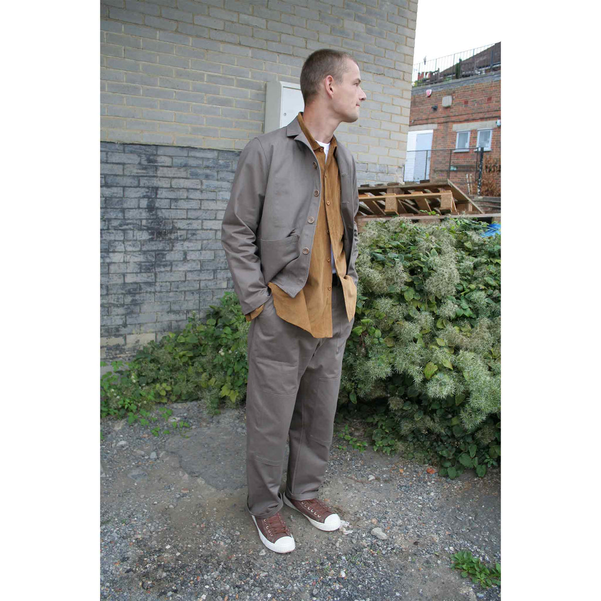 The everyday work trouser cotton twill Brown