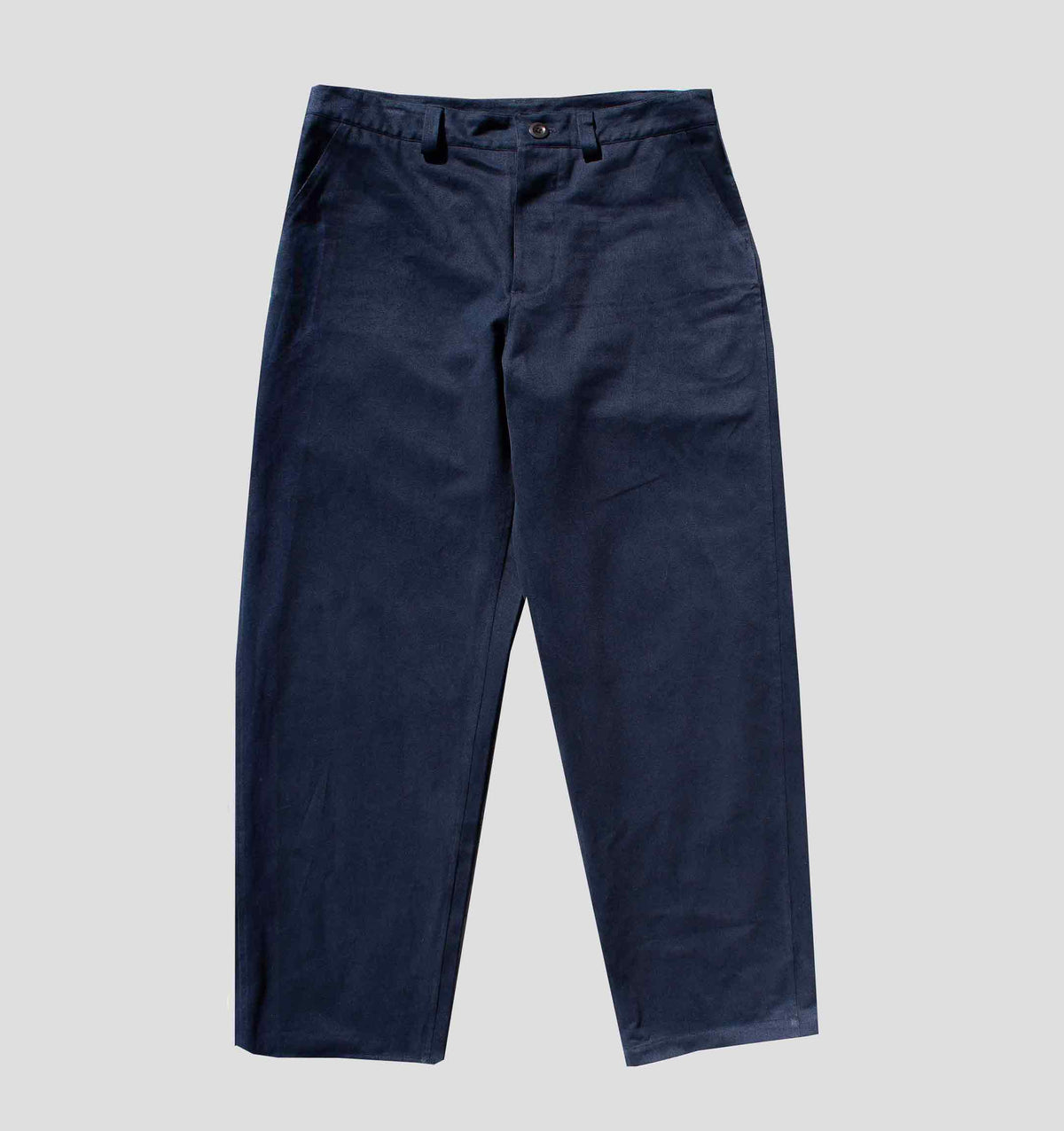 The everyday trouser brushed cotton twill Navy