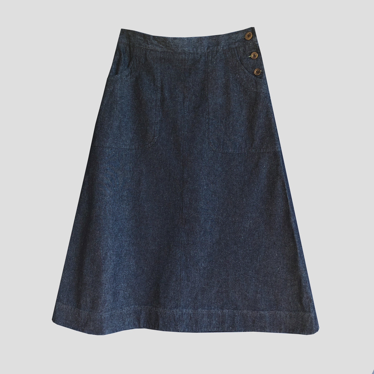 Workers skirt mid weight denim