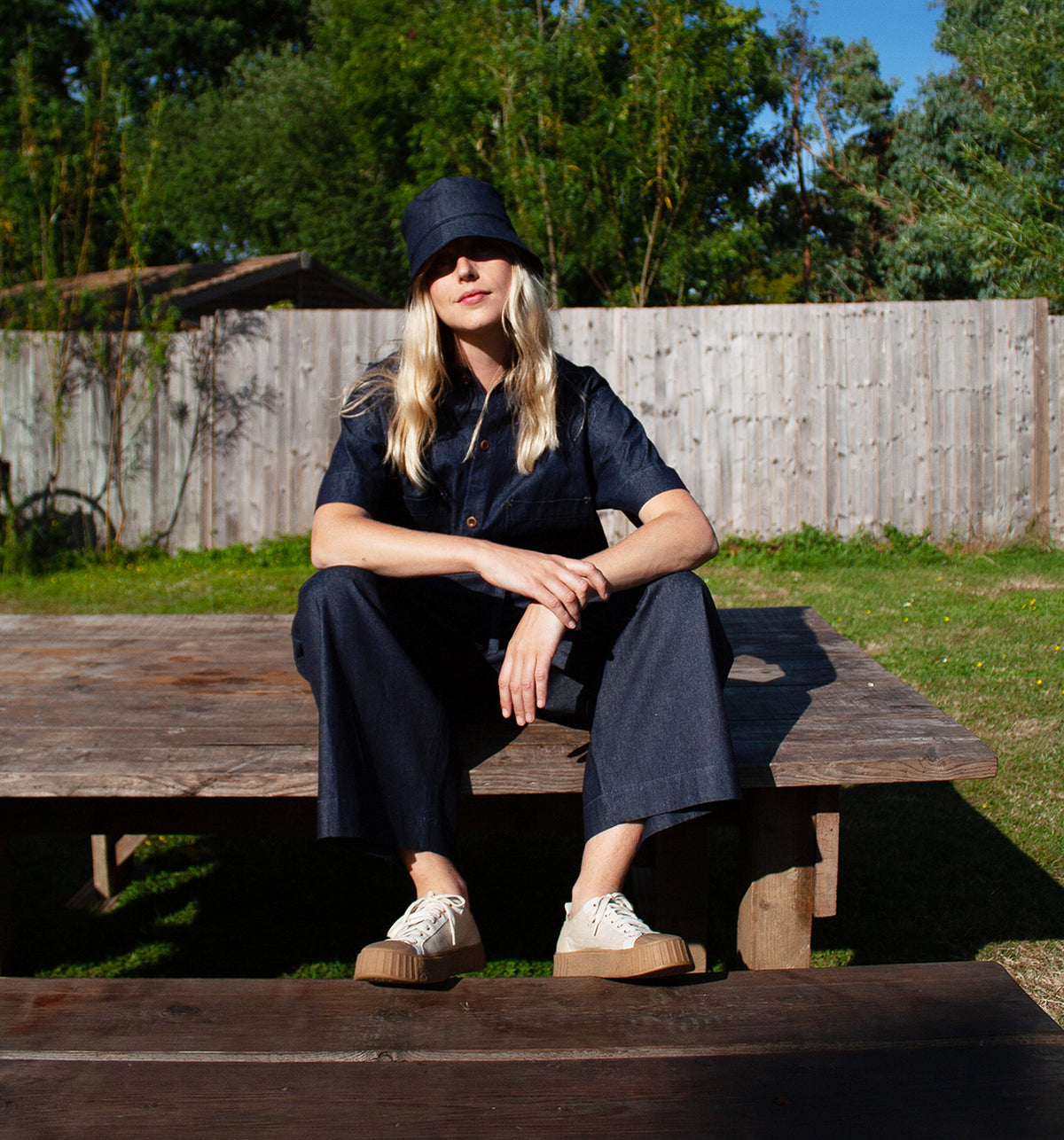 Bucket Hat cotton canvas denim