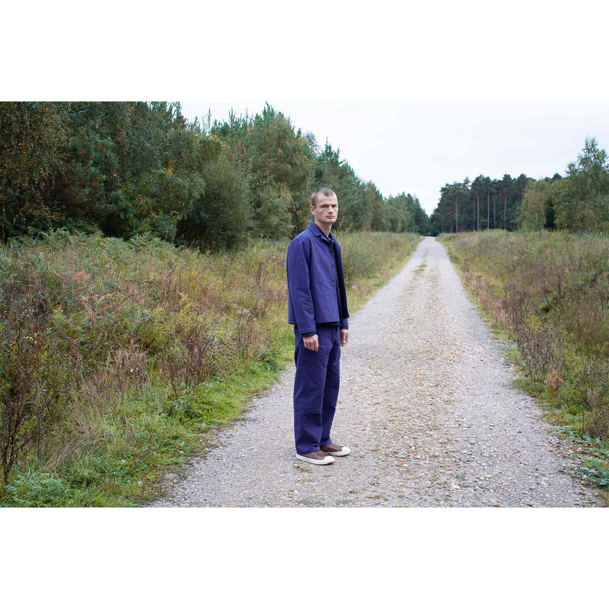 The everyday work trouser brushed cotton twill Indigo