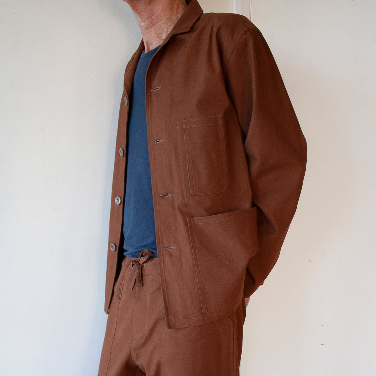 The Journeyman - brushed cotton canvas - Rust