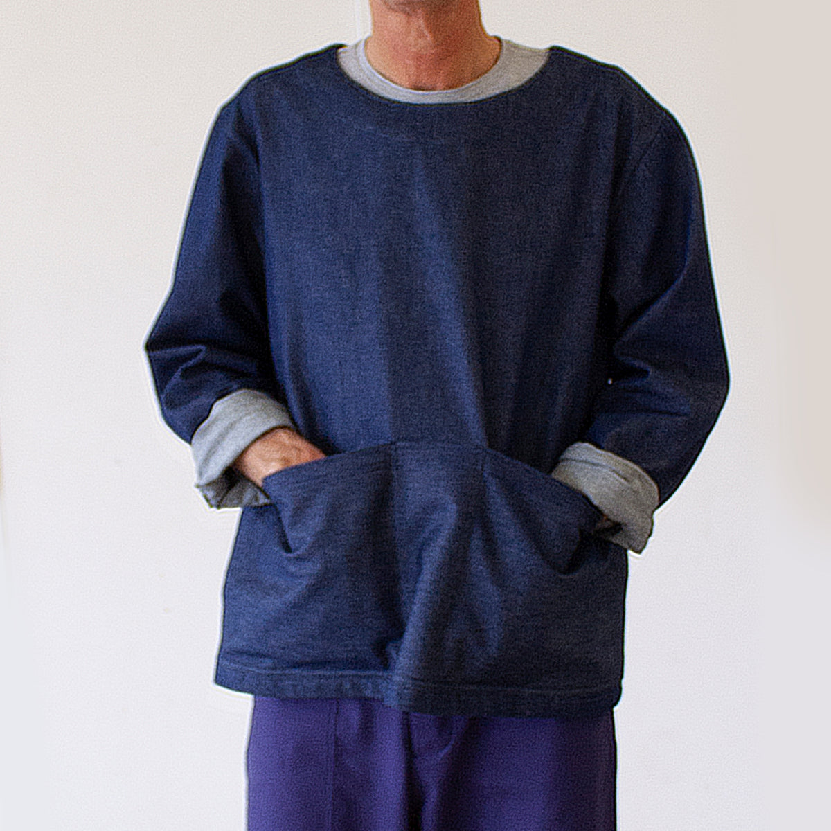 Overtop cotton denim - Indigo