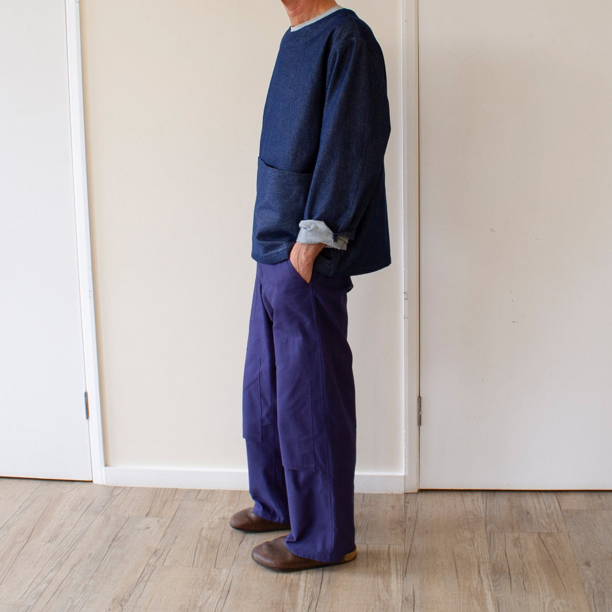 Overtop cotton denim - Indigo