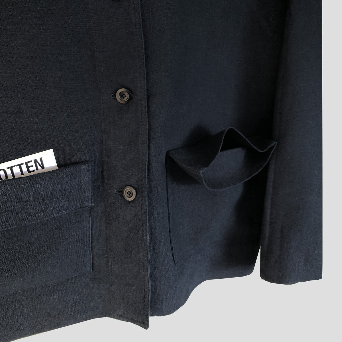 Lenham jacket in navy linen