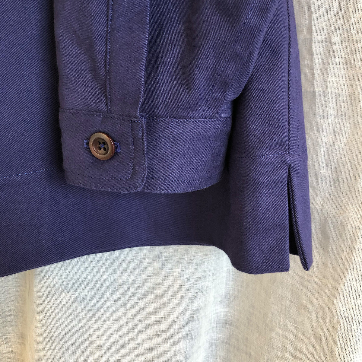 Overshirt - Indigo cotton twill