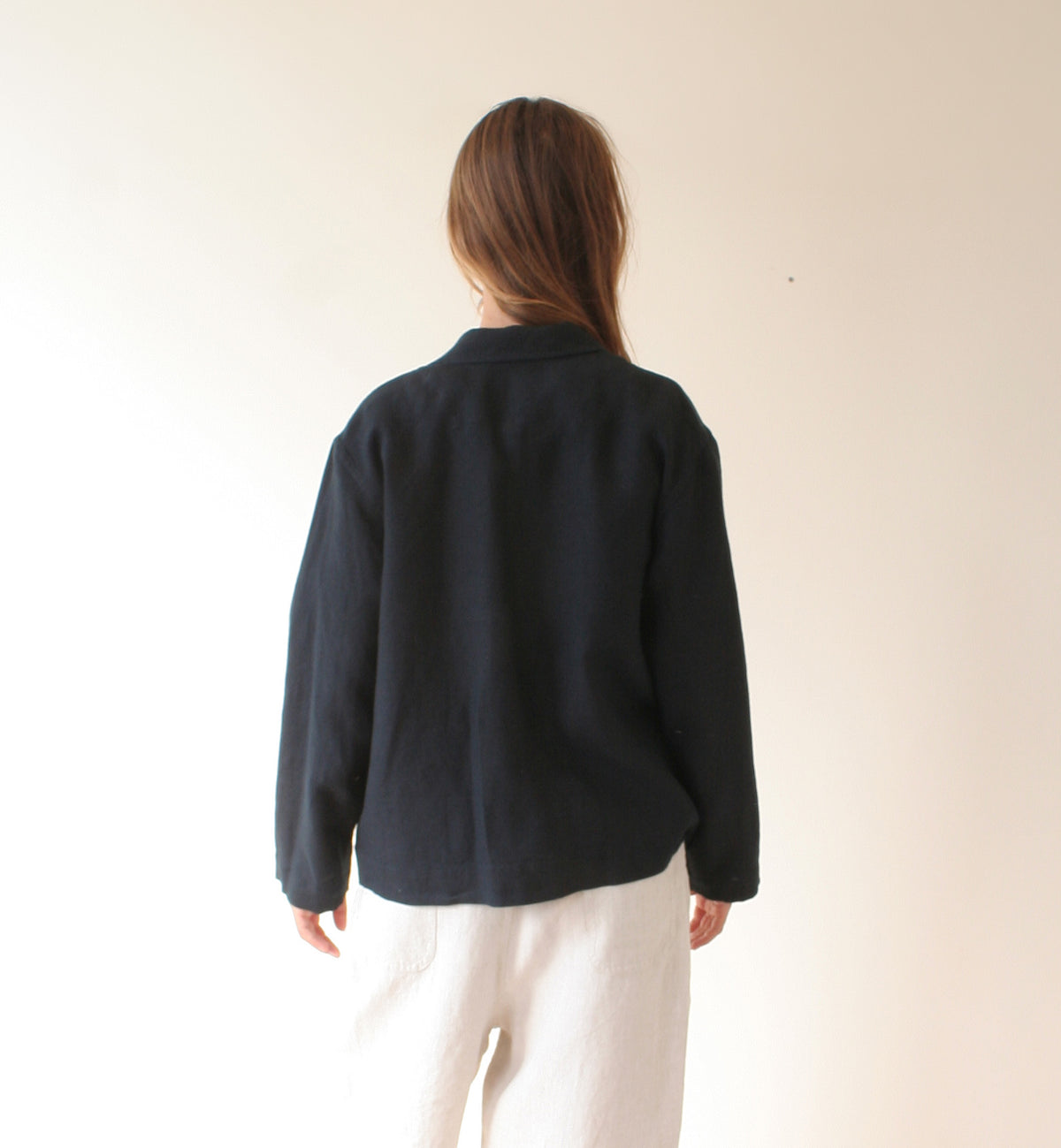 Lenham jacket in navy linen