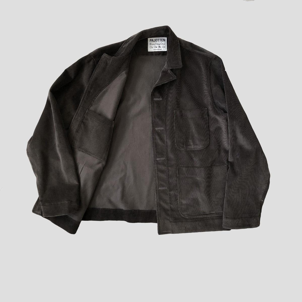 Revere chore jacket in mocha cord