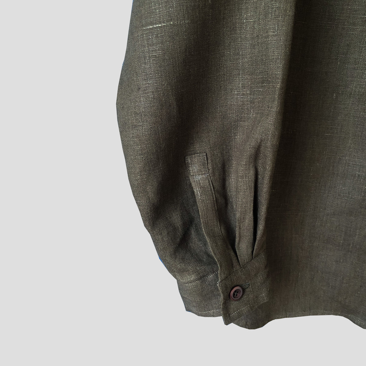 Workers shirt forest linen