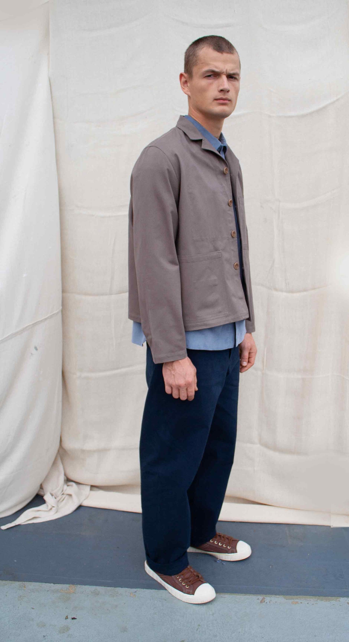 The Journeyman cotton twill - brown
