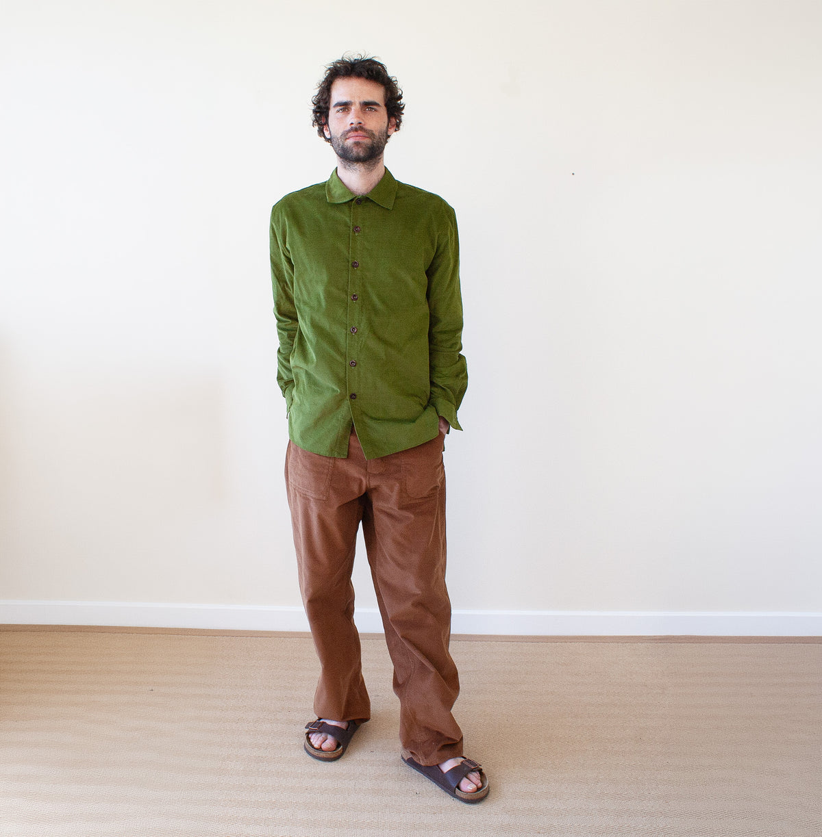 Workers shirt grass corduroy