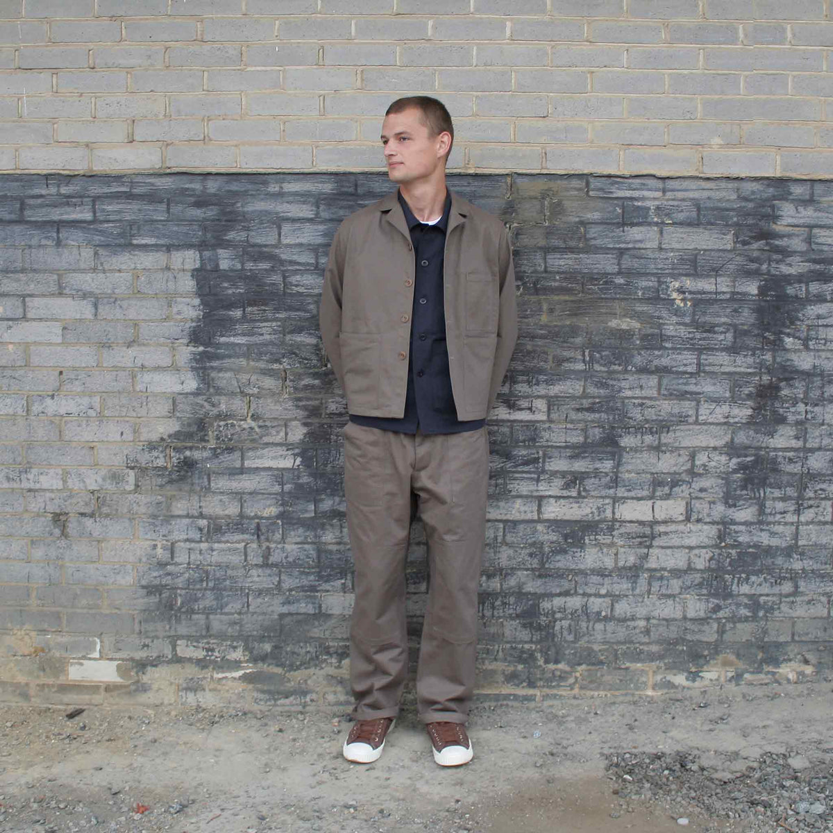 The everyday work trouser cotton twill  Brown