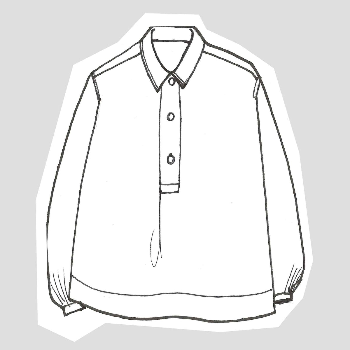 Painter smock - Cream cotton cord