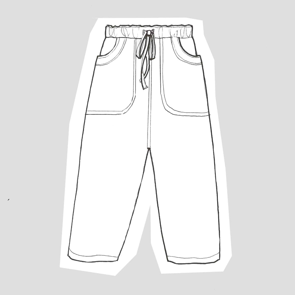 Everyday trouser in soft chestnut cord