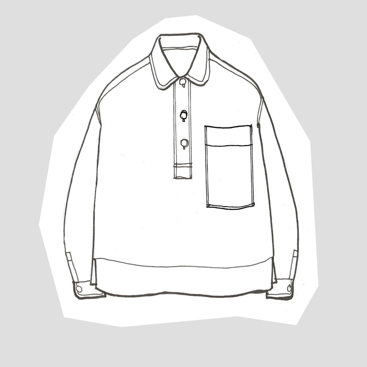 Overshirt - Blue chambray