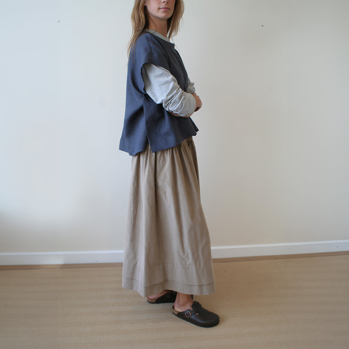overtop - slate linen