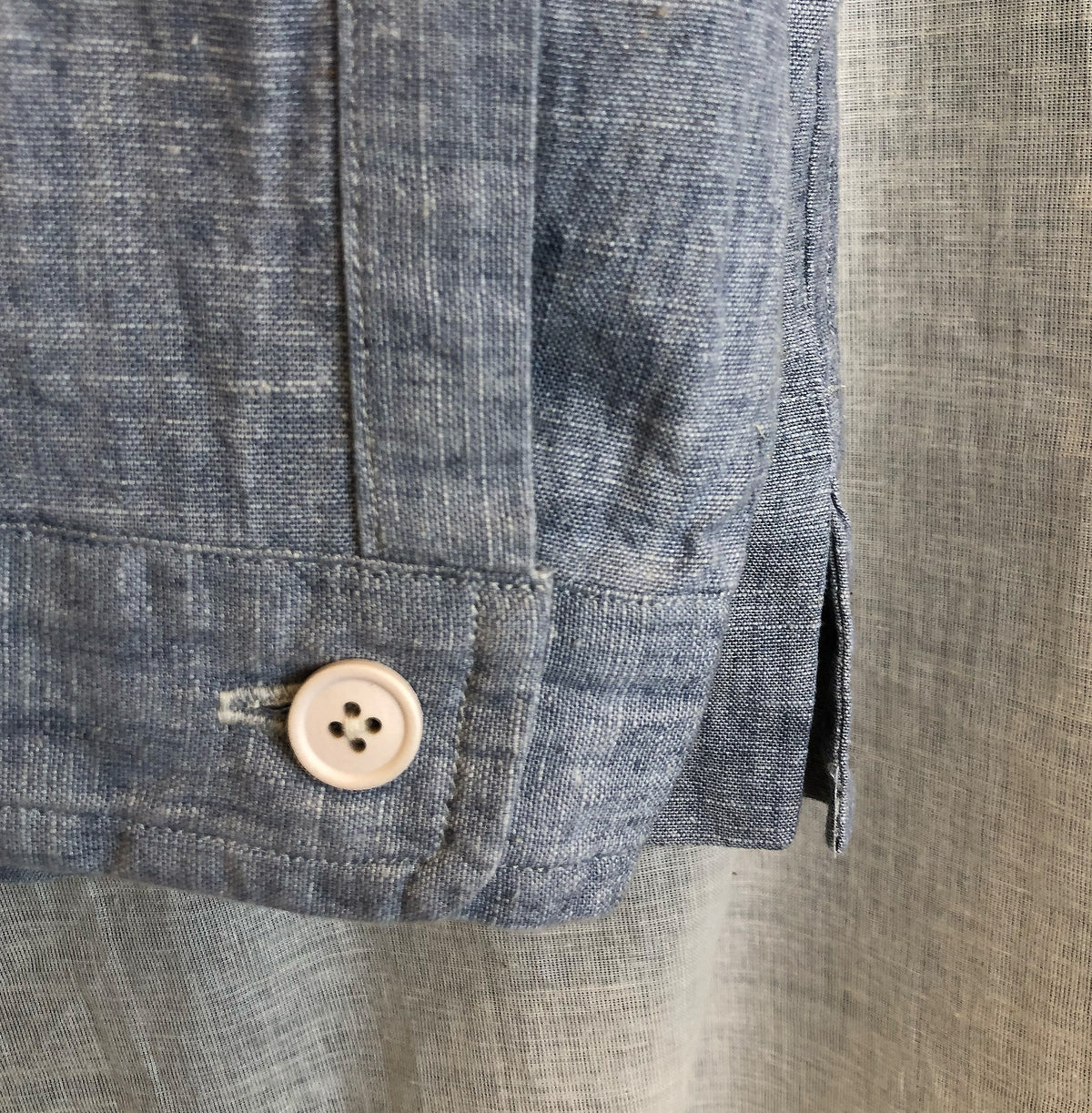 Overshirt - Blue chambray