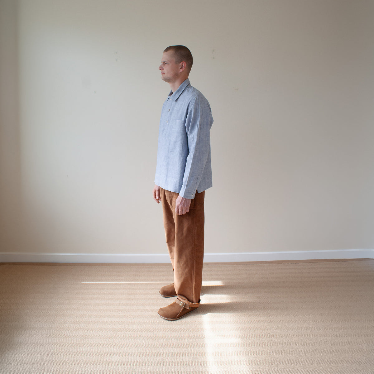Overshirt - Blue chambray