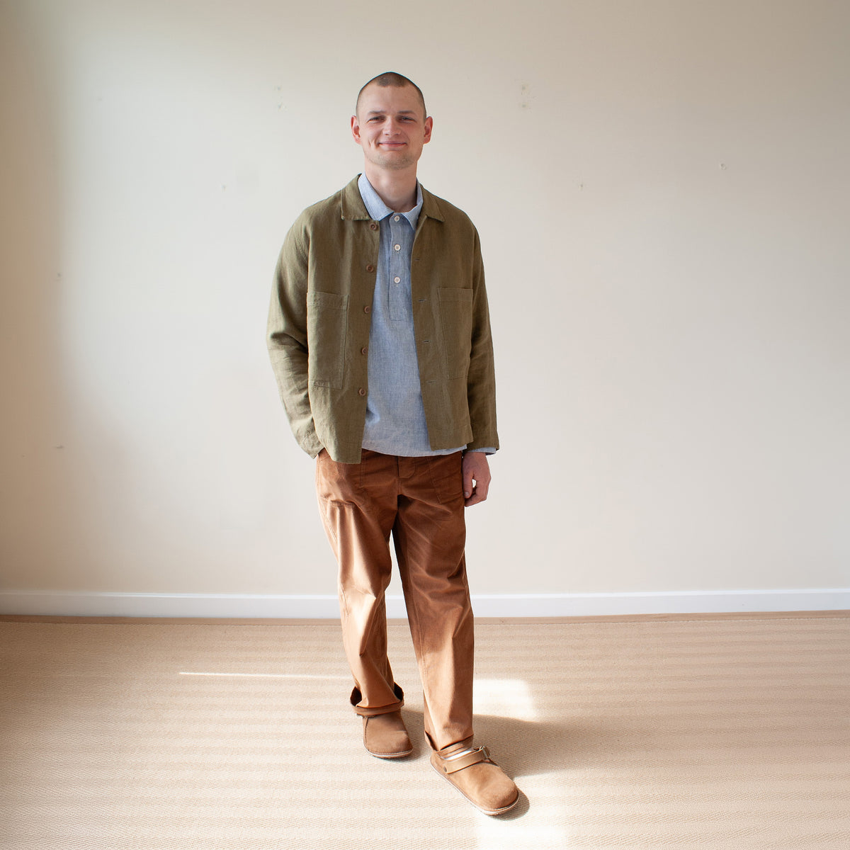 Overshirt - Blue chambray