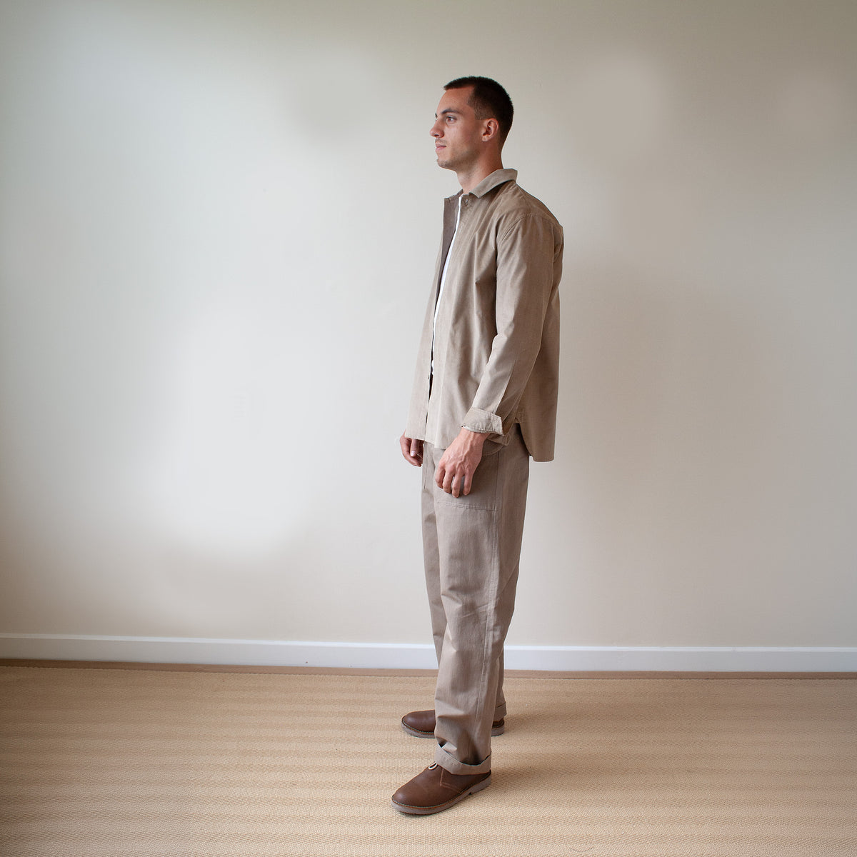 Workers shirt putty corduroy