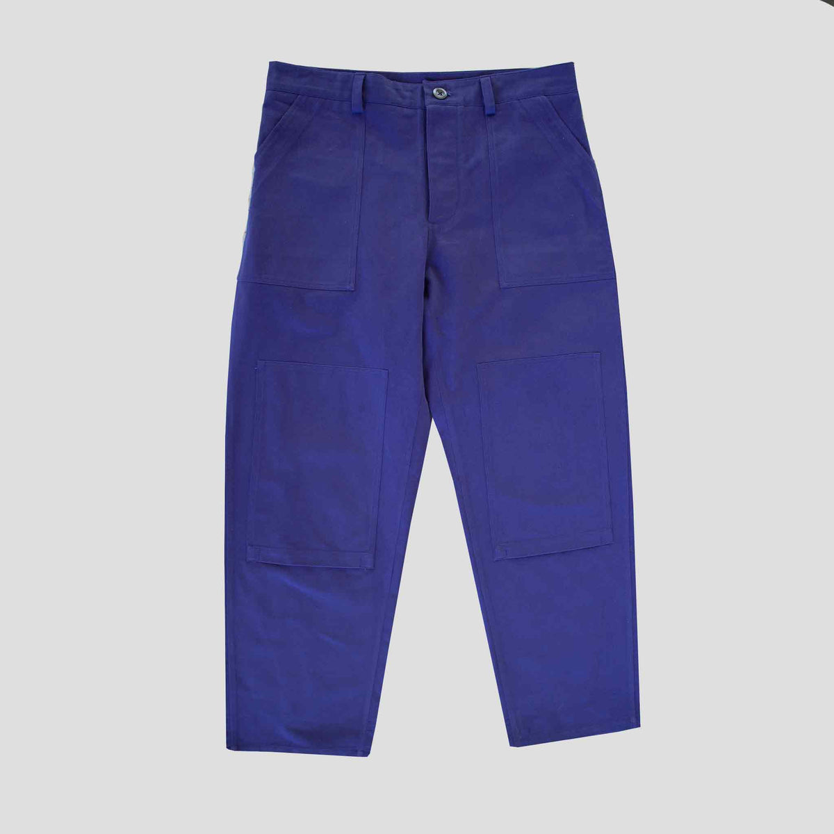 The everyday work trouser brushed cotton twill  Indigo