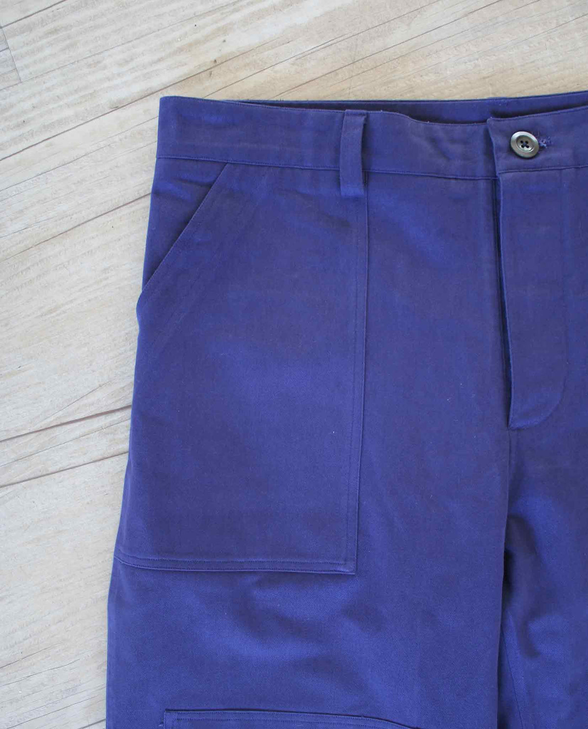 The everyday work trouser brushed cotton twill  Indigo