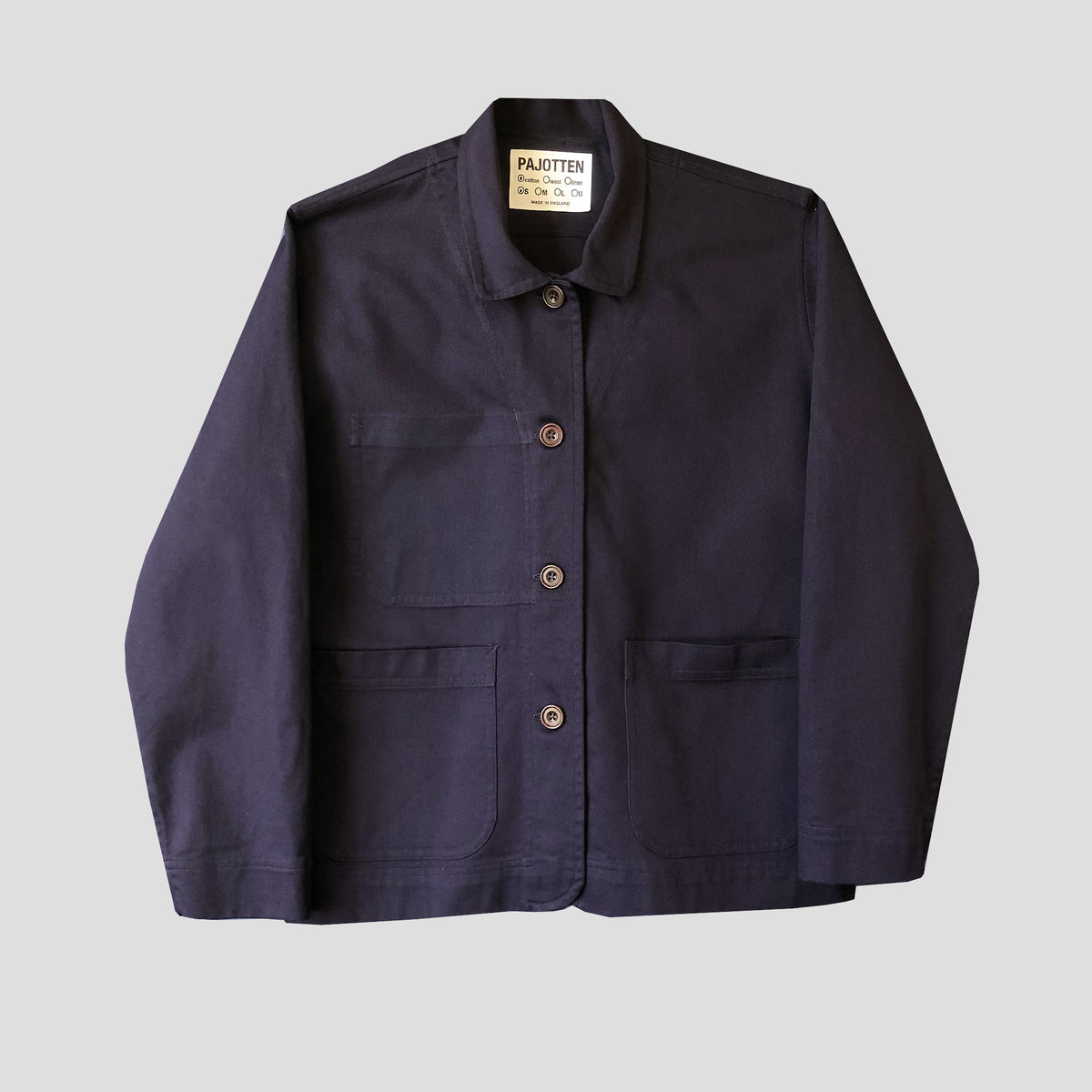 Womans chore jacket - indigo cotton