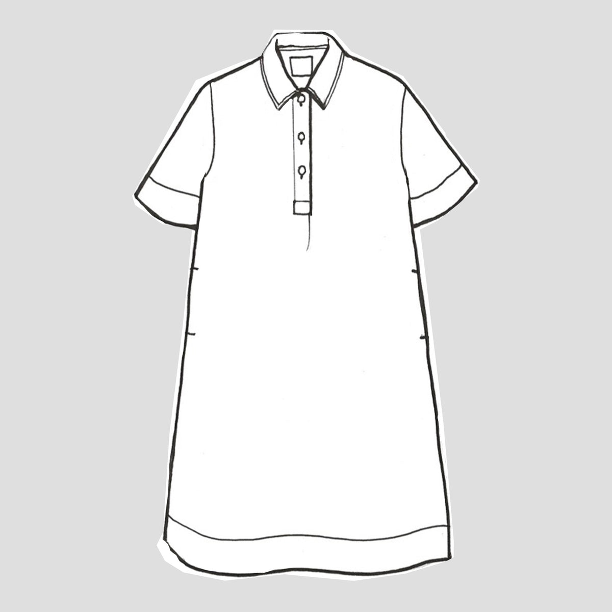 Studio Dress - forest linen