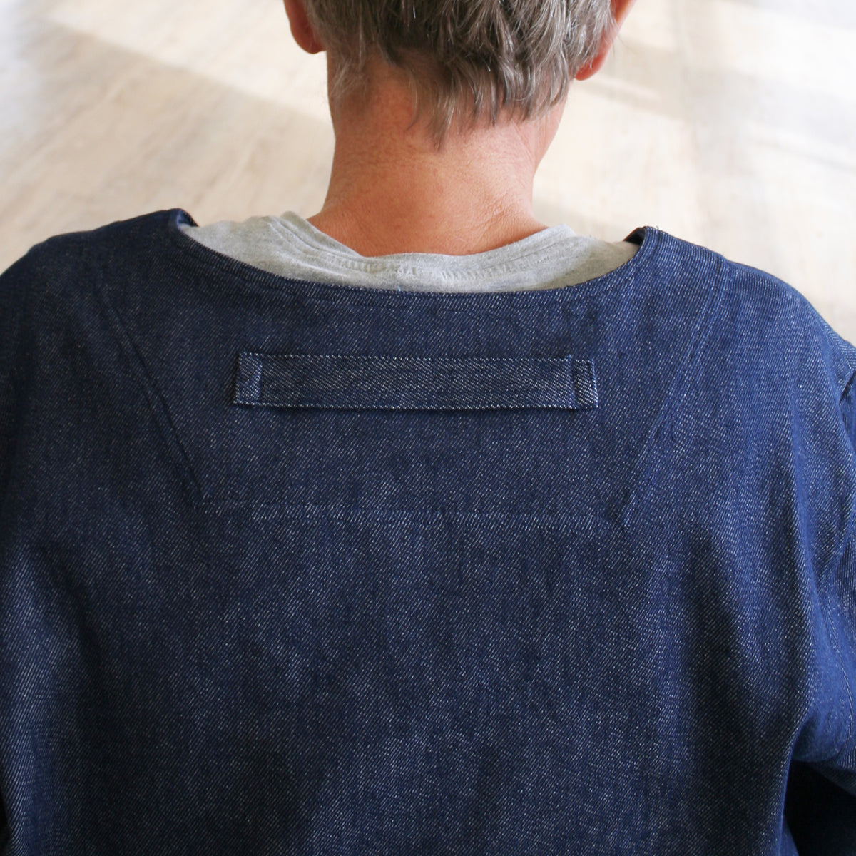 Overtop cotton denim - Indigo